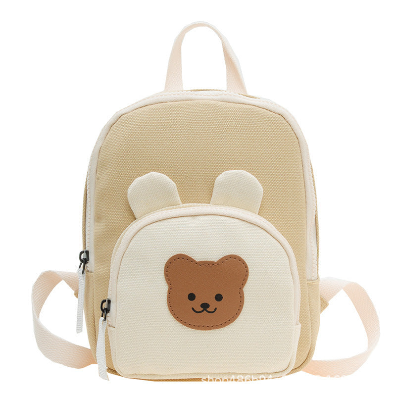 Children's contrasting color backpack