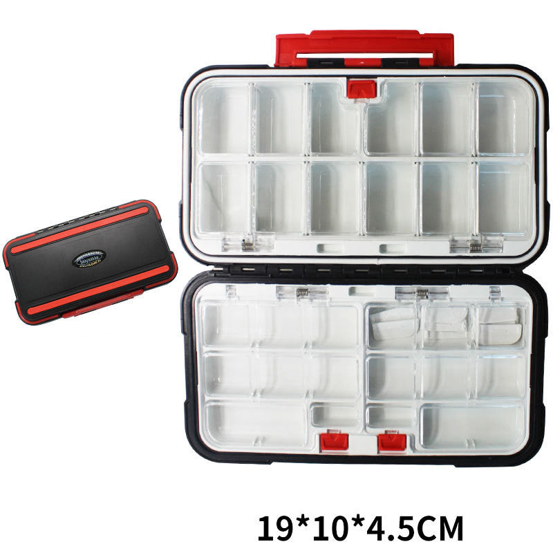 Fournitures de pêche Double couche d'accessoire de printemps Box