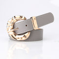 Ceinture de mode caractéristique européenne et américaine Mode simple Jeans Ceinture de pantalon