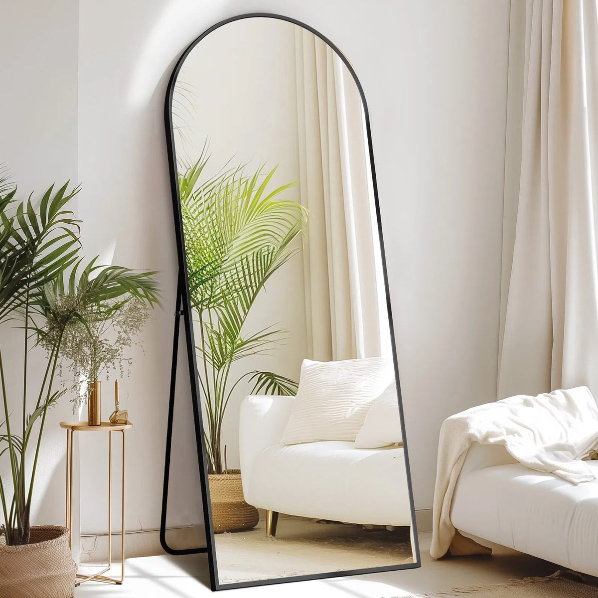 71 Inchx26 Inch Arched Pleine Longueur Miroir