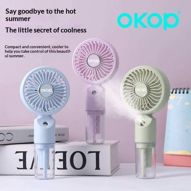 KP-F31 Eventail à main pour malentendants Mini ventilateur USB portable pour les étudiants à l'extérieur
