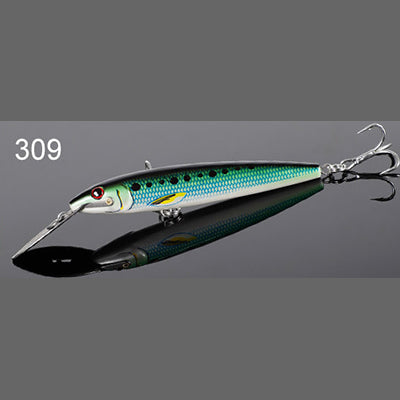 Aiguille de Daqing Fer Tongue Sud Oil Trolling Fake Bait
