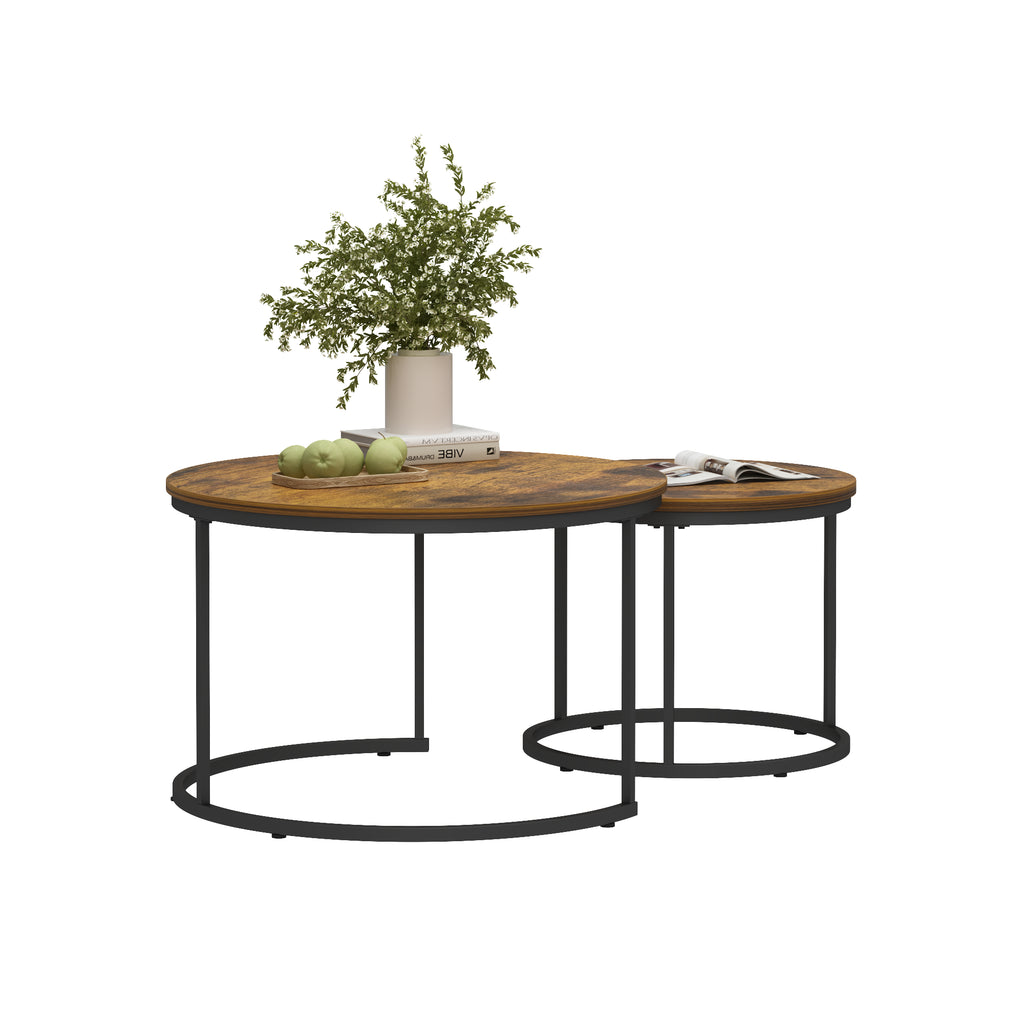 Table à café en nid de 2