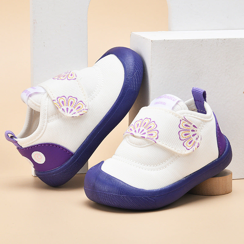 Soft-soled Non-slip Respirant Ne Drop Bébé Chaussures de fille