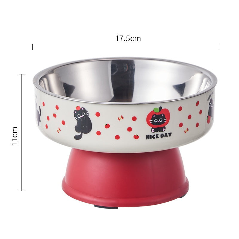 Stainless Steel Tall-Base Large Capacity Animal Feeder
