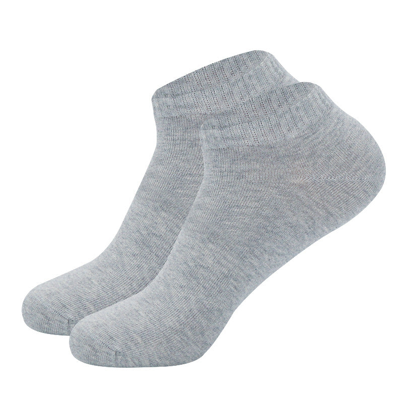Hommes Coton Déodorant de couleur uni et Chaussettes à cheville absorbant la sueur