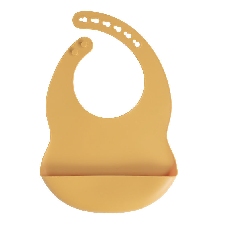Silicone Bib Baby Feeding Bib Waterproof Qualité alimentaire