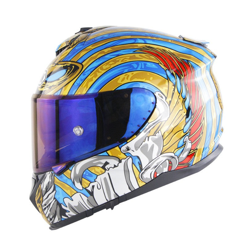 Casque de moto Full Face Riding Double Lens Casque de moto Full Cover