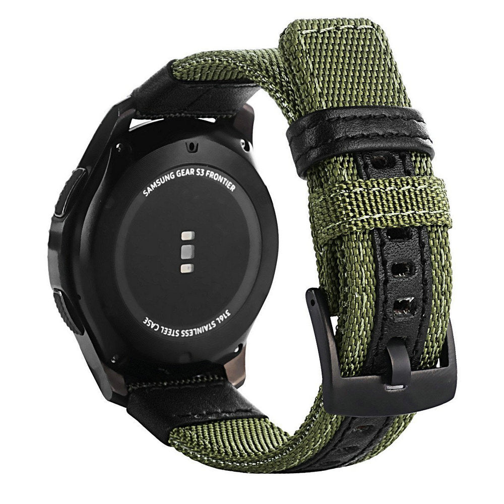 Bracelet de montre réglable en nylon tissé