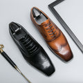 Été Hommes Élégant Formelbusiness-casual chaussures en cuir