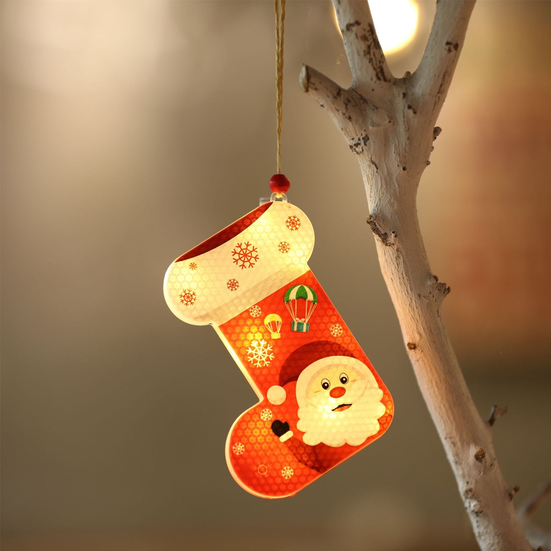 Décoration de Noël Pendentif lumière de nuit bar boutique fenêtre Holiday Tree dress-up fournitures Sc
