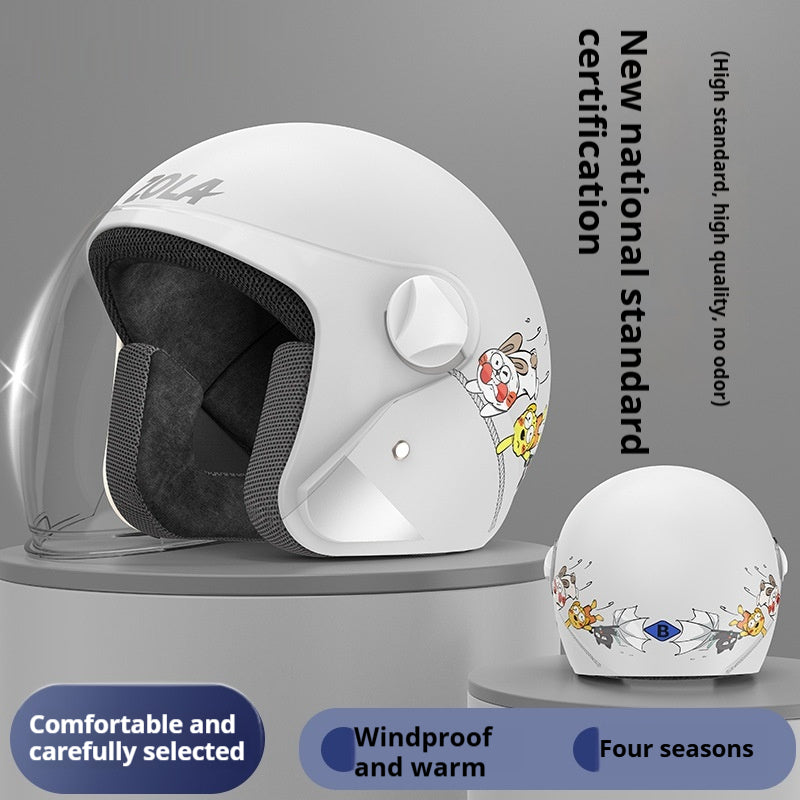Casque de vélo électrique écharpe d'hiver pour les hommes et les femmes