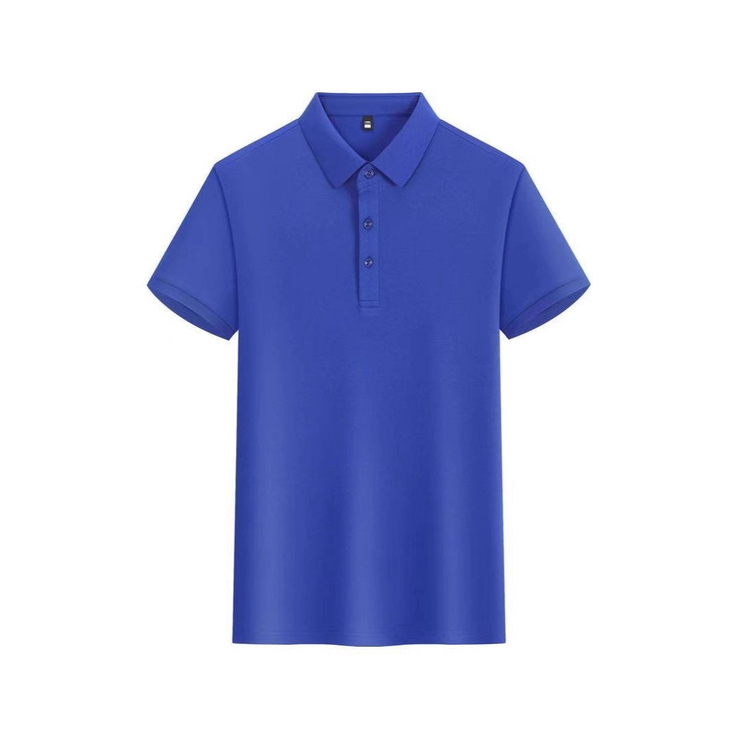 Faites des uniformes d'entreprise à manches courtes avec un collier tournant