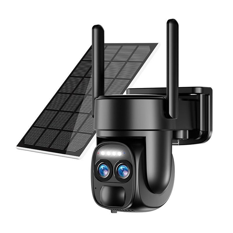 Solar 8x Zoom caméra surveillance 4Gwifi pleine couleur vision de nuit