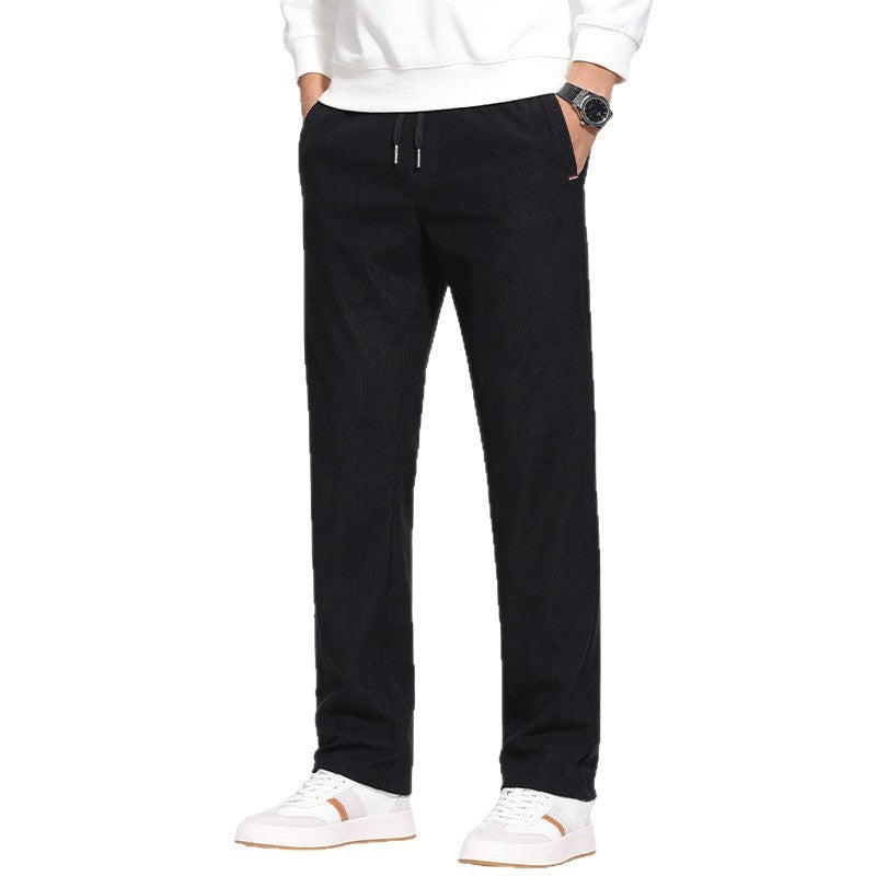 Pantalons à manches courtes et polyvalents, doublés de polaires pour hommes
