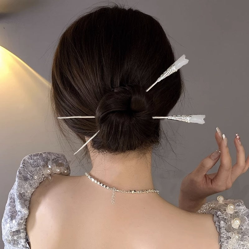 Style chinois Updo cheveux fermoir haute sens épingle à cheveux ébène