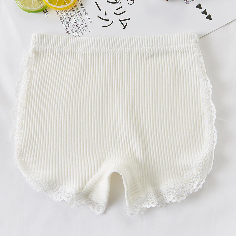 Pantalon de sécurité pour filles d'été en coton pur doublé anti-exposition