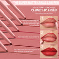DUNUF 6-Piece Lip Liner Set facile à appliquer finition velours