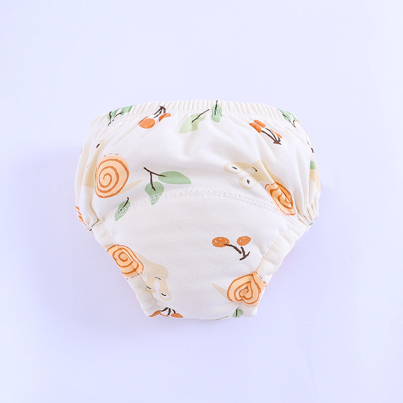 Pantalon d'entraînement pour bébé Pure coton respirant 6 couches Lavable Couche pour bébé