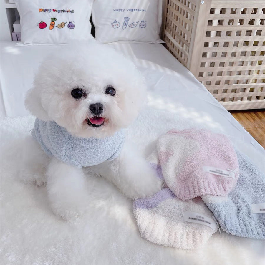 Vêtements pour animaux de compagnie Internet-famous style demi-velvet