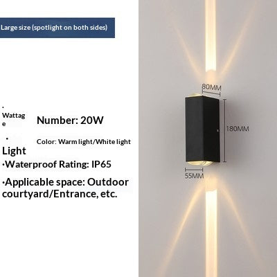 Lampe murale décorative étanche