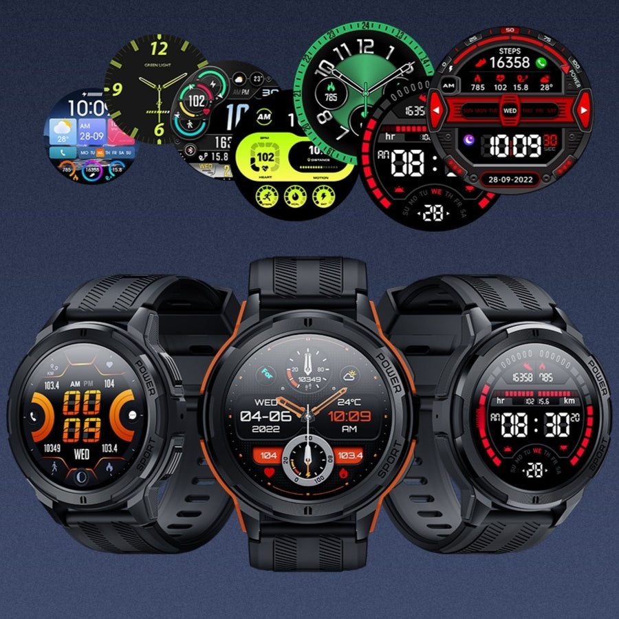 Smart Bracelet Bluetooth Appelant 143 pouces Amoled écran Oxygen Language Assistant Multi-sp