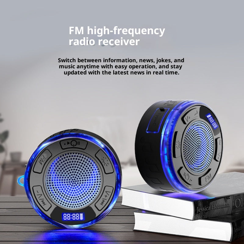 Haut-parleur Bluetooth salle de bain étanche Grande aspiration Cup Mini sans fil