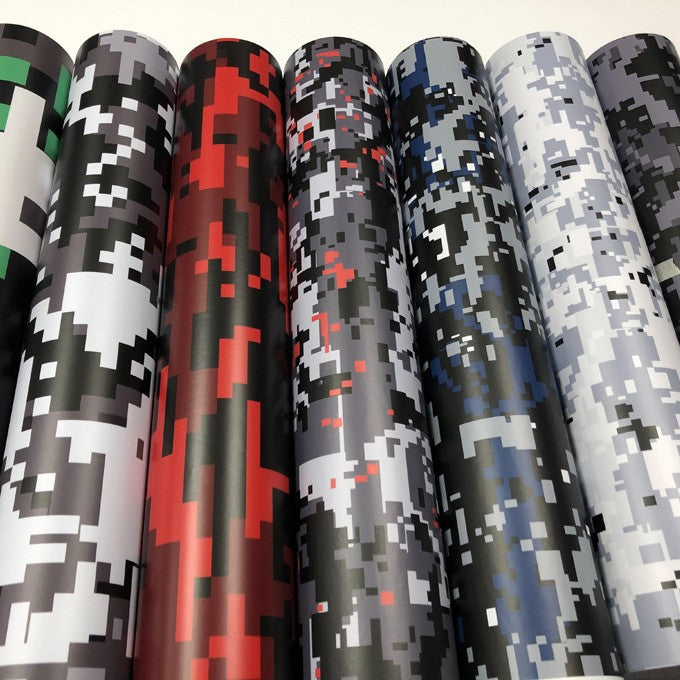 Car Corps Colorful Auto Film Camouflage Feuilles de film Stickers Graffiti Cartoon