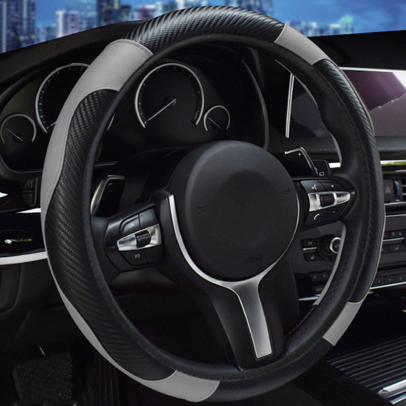 Couverture de volant de voiture cuir élastique sans vis