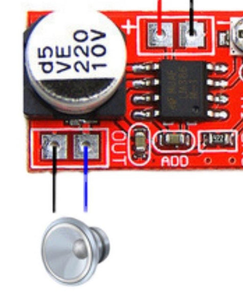 Amplificateur Micro Electret Capaciteur Dynamique Microphone Carte mère