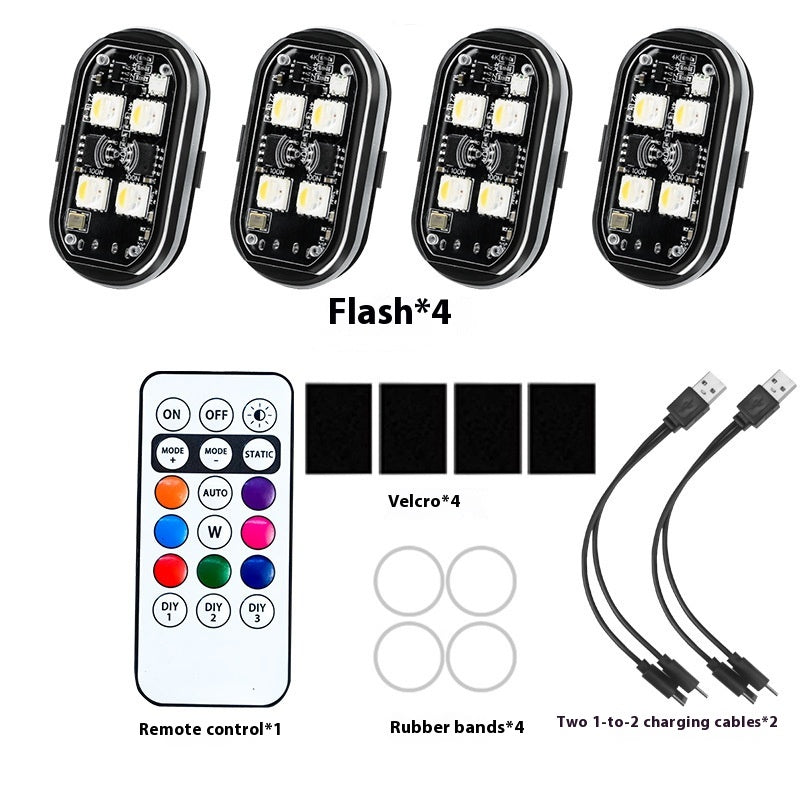 Type de télécommande de phare de moto Avertissement sans fil