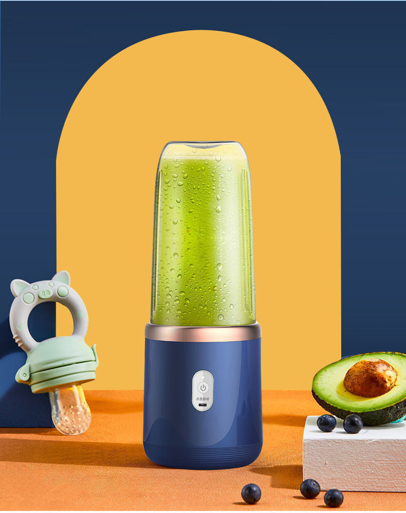 Mini Juicer Portable sans fil sans fil Juice Machine multifonction USB Charge 6-Blade
