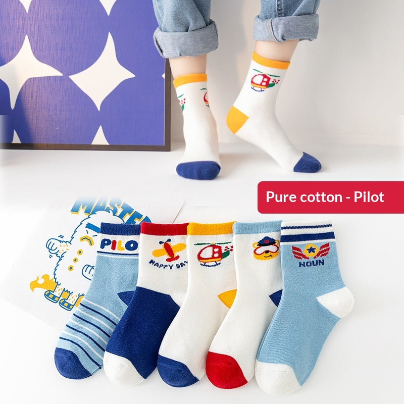 Chaussettes pour bébés d'âge moyen