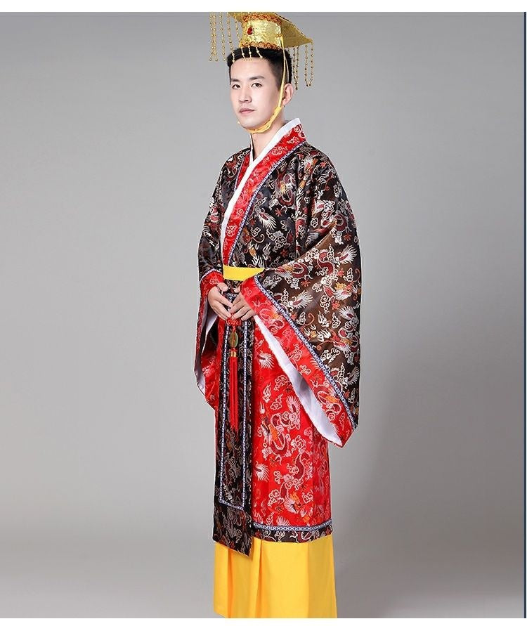 Costume antique de l'empereur de la dynastie Tang