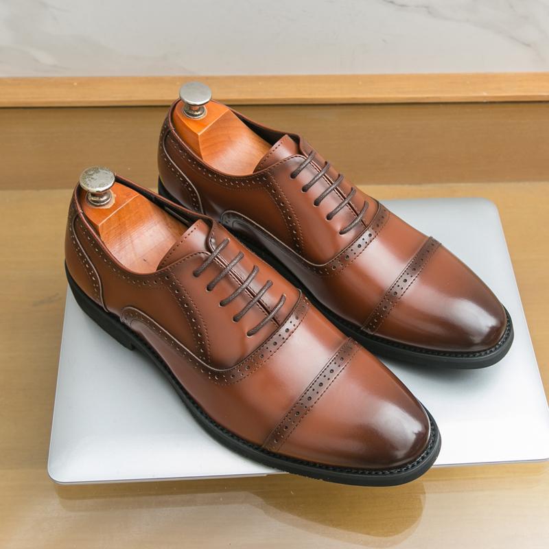 Chaussures en cuir pointed-toe pour hommes