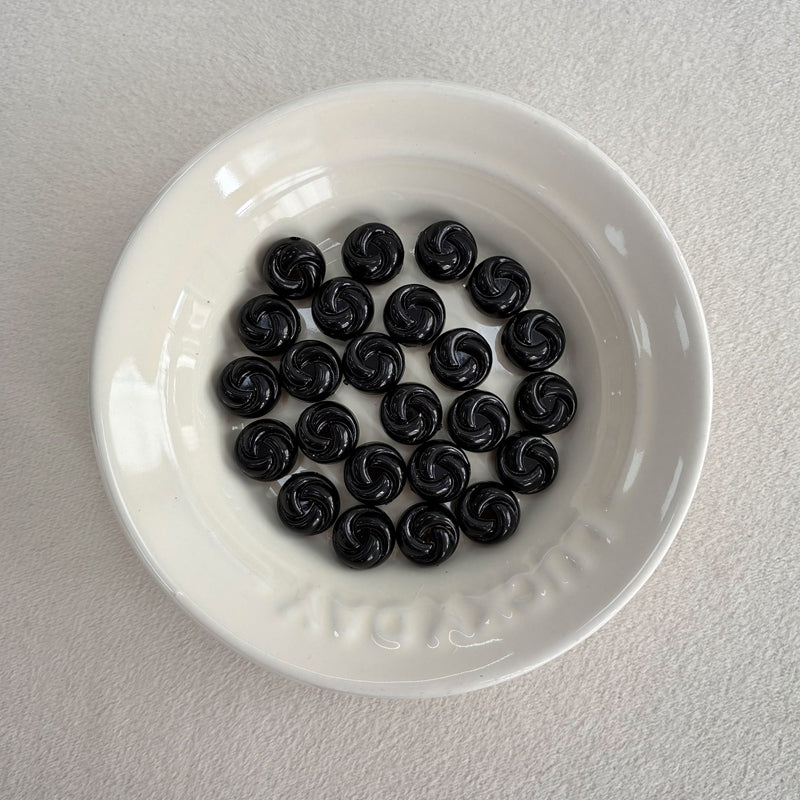 Perles pivotantes en couleur solide PS