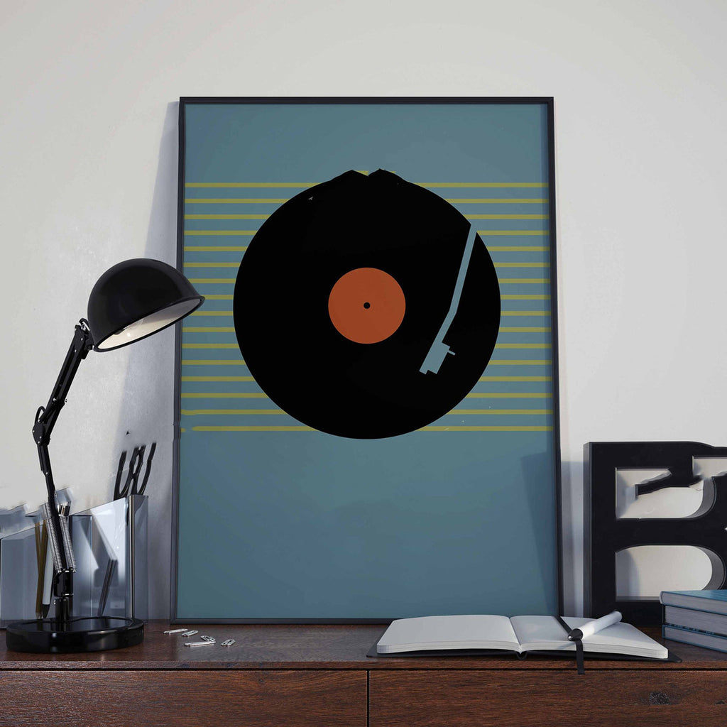 Vinyl Record Wall Art Impression de décoration de salle