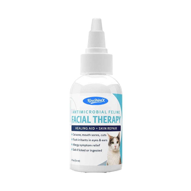 Solution professionnelle de lavage des yeux pour animaux de compagnie