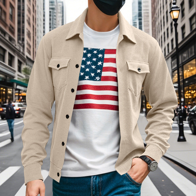 Veste polyvalente à manches longues pour hommes