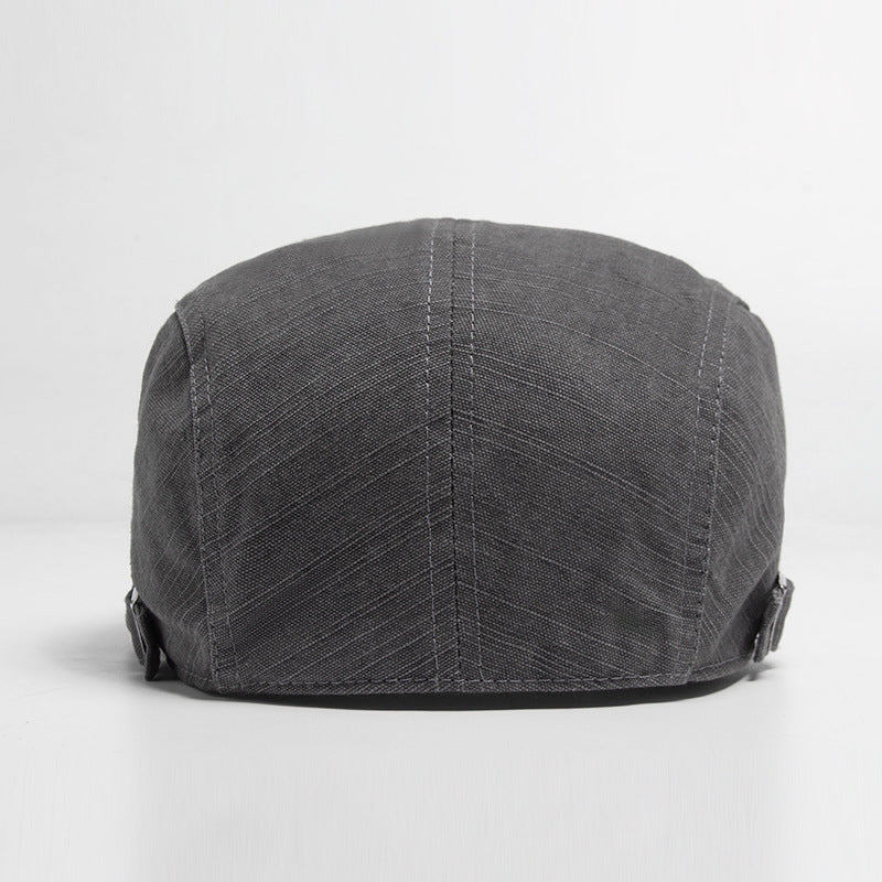 Casquette brodée en coton pur pour hommes