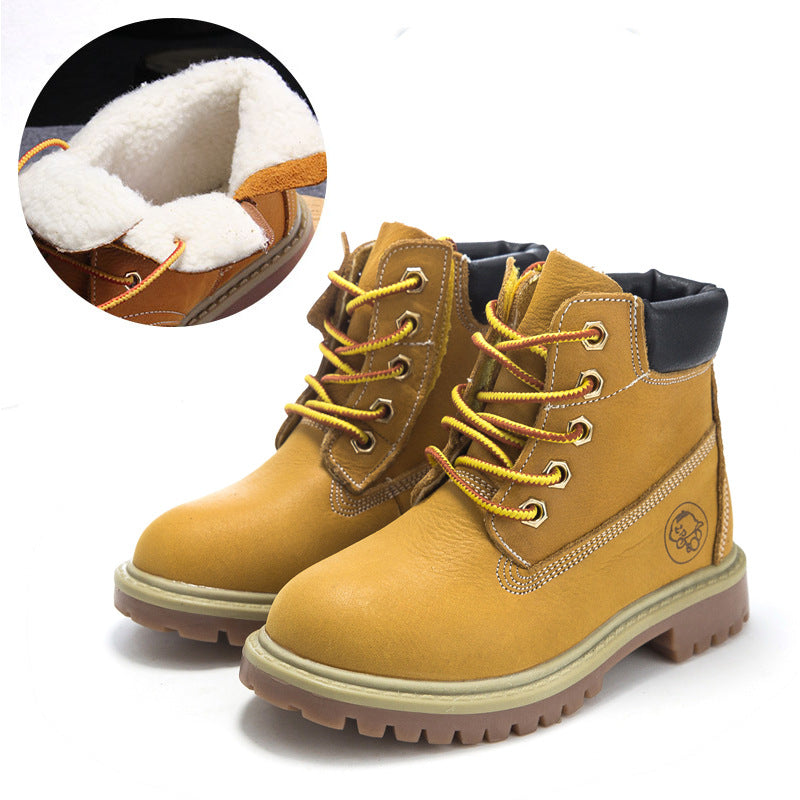 Fashion garçon et fille court parent-enfant Bottes de neige