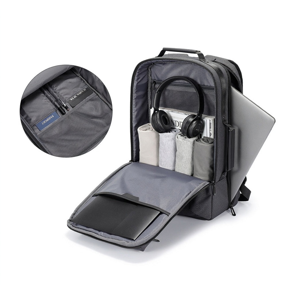Sac à dos pour ordinateur portable multifonctionnel à grande capacité pour hommes