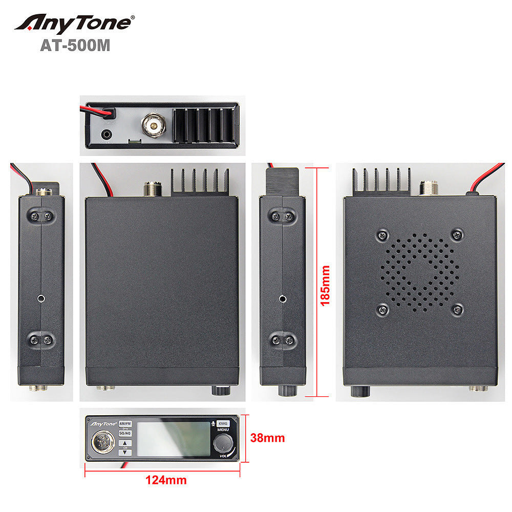 Anytone AT-500M VOX CB Radio AMFM 27Mhz Camion Radio AMFM P
