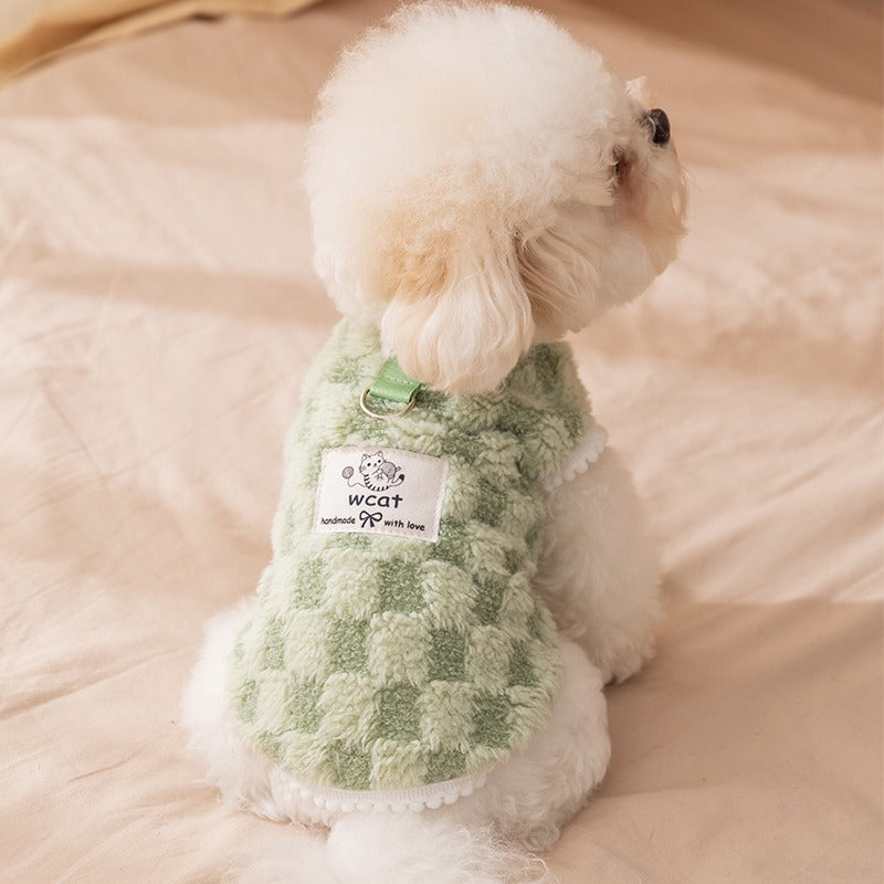 Automne et hiver Coréen Version chien mignon caricature petit ours Sportswear Chat Teddy Pet Clo