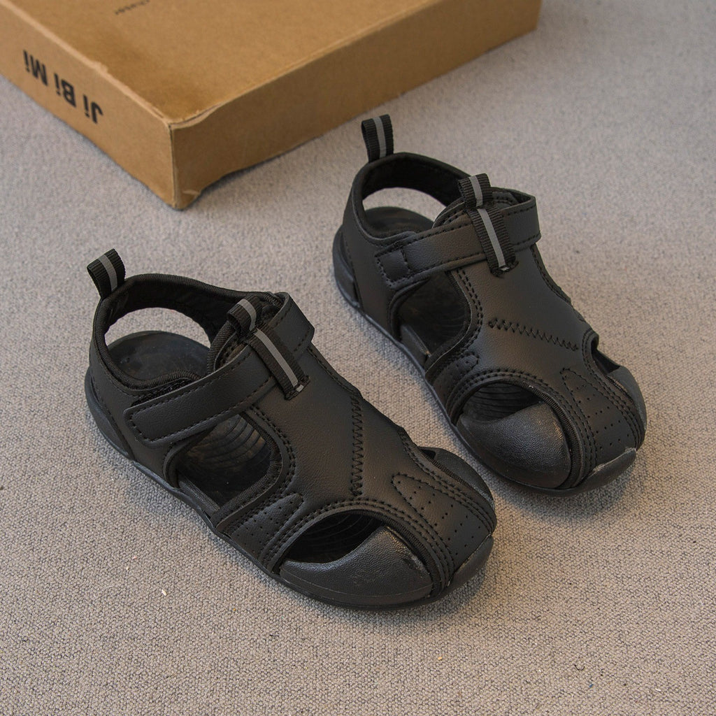 Chaussures de plage pour enfants Baotou Sandales Léger Soft Bottom pour les loisirs de filles Ba