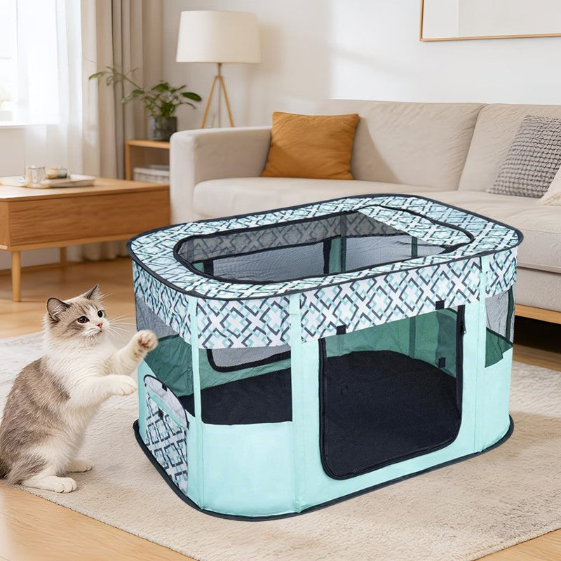 Tente pliable pour animaux domestiques Portable Soft Cage Indoor & Outdoors
