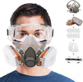 16In1 Respirateur demi visage masque à gaz peinture en spray de face pour 6200 Avec F