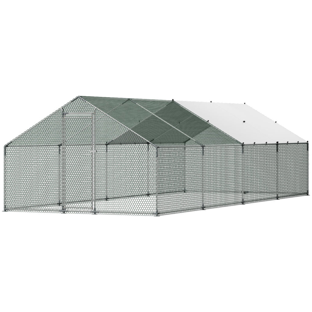 Coop de poulet en métal