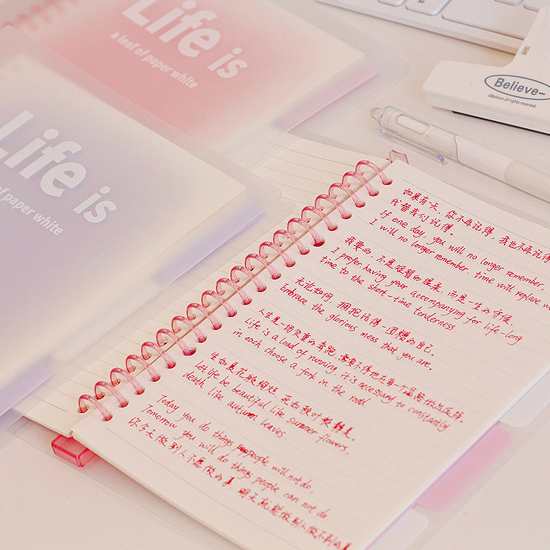 Mode Colorful Personnalité Carnet de notes simple