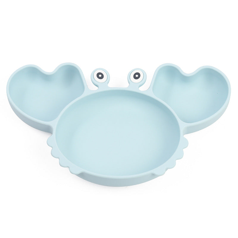 Plaque de coutellerie fractionnée en silicone pour nourrissons